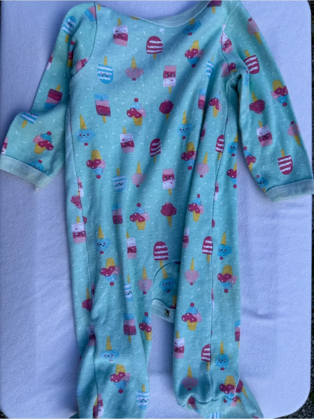 Cozy Fleece Baby Footed Pajama Bundle - Pastel (45)